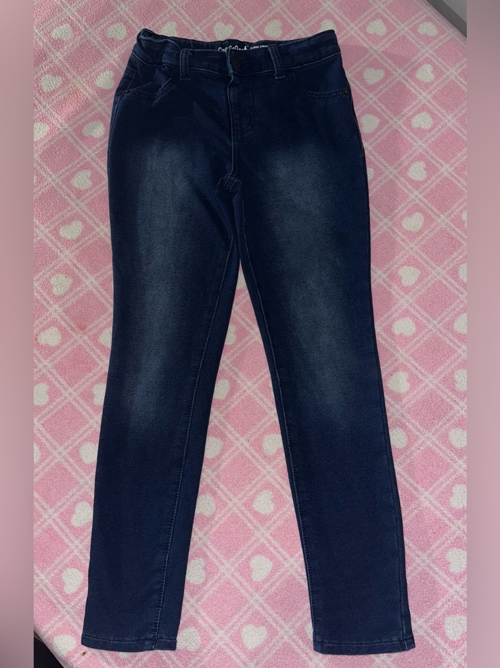 Cat & Jack Navy Skinny Stretch Jeans for Women